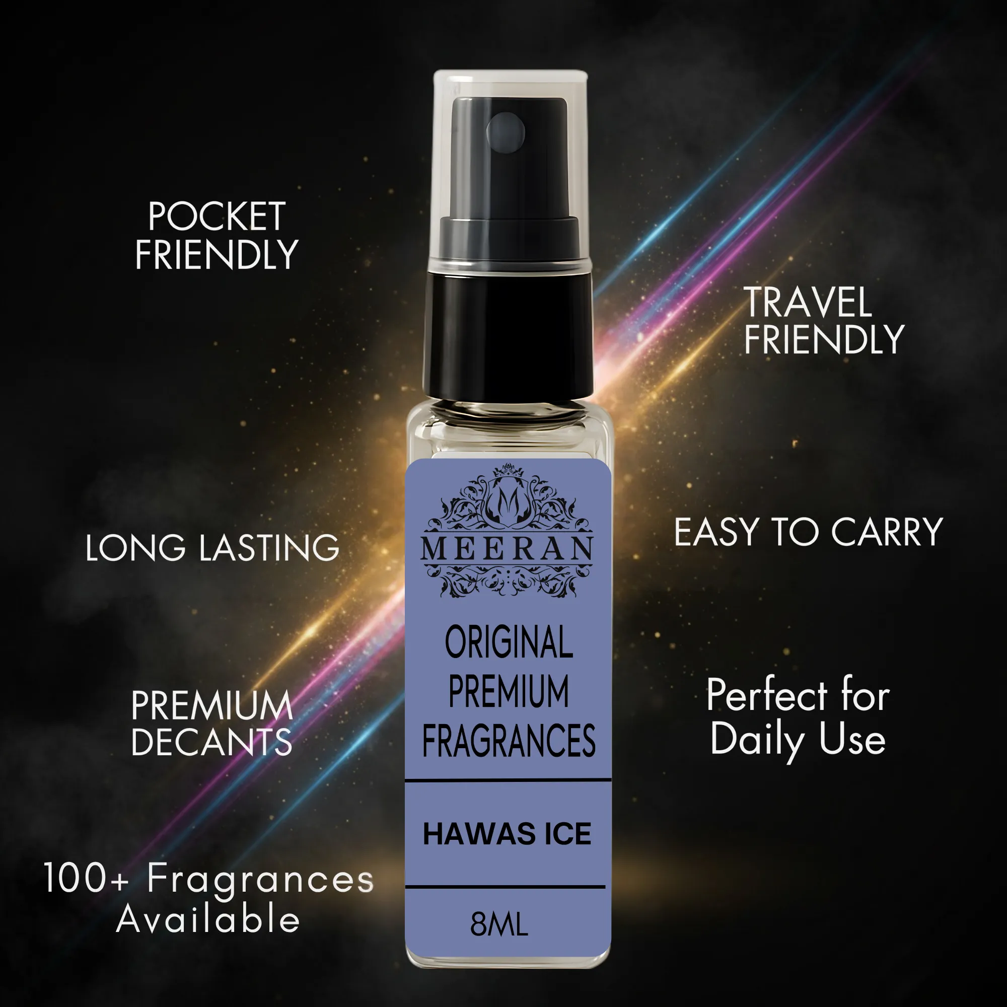  HawasIce (8ML) | Decanted From Original Bottle | Eau De Parfum For Men | Long Lasting Perfume | Luxury Scent